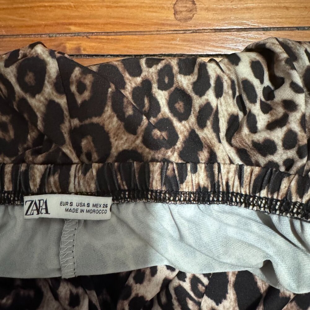 Cheetah Drawstring Pants - Picture 3 of 4